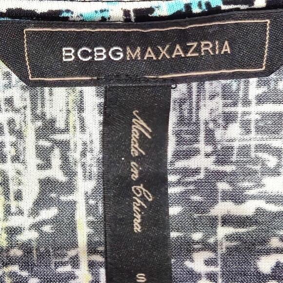 BCBGMaxAzria Women’s Dress Wearable Art Print Sleeveless Bodycon Y2K Size Small - Picture 7 of 7